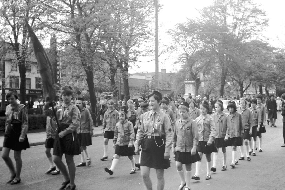 St George’s Day Parade in Grantham