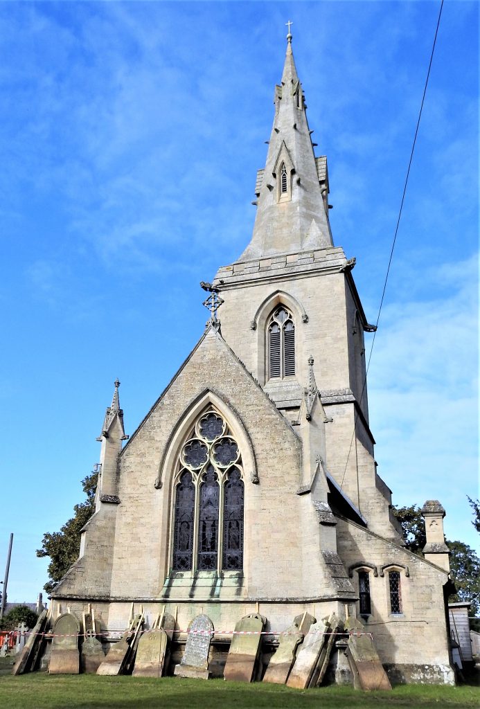 Gravestones moved as work begins on new church hall