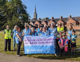 Eleven more bags of rubbish from Grantham’s river