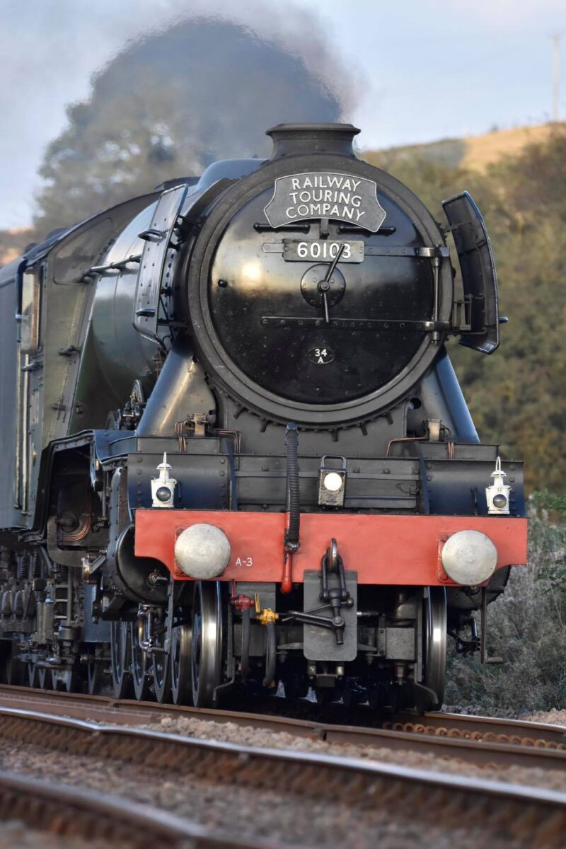Iconic locomotive pays a flying visit to Grantham