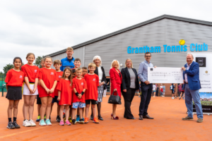 Developers sponsor Grantham Tennis Club