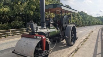 Wyndham Park steam roller