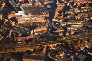 Grantham from the air