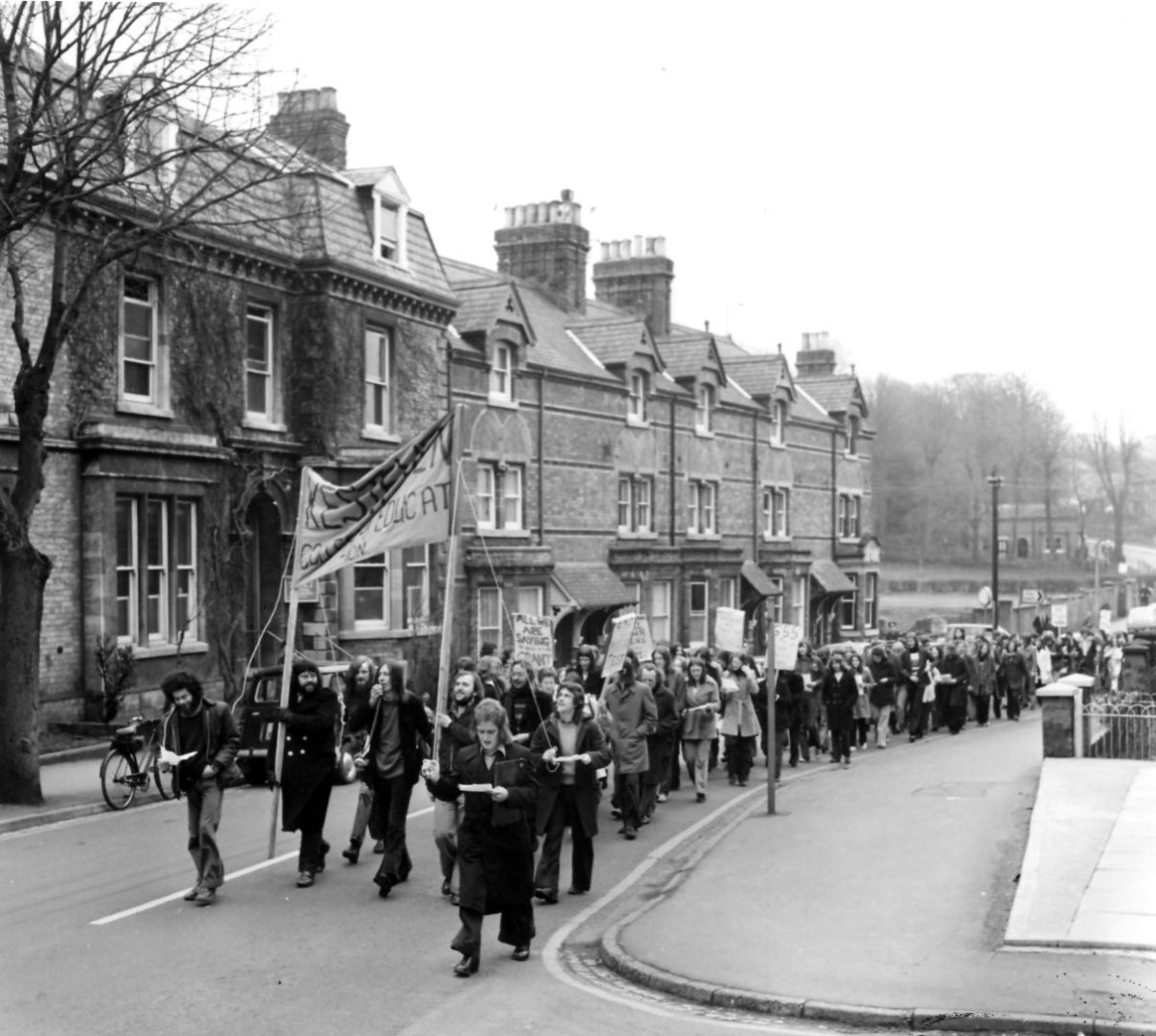 Were you on this protest march in Grantham?