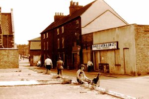 Bulldozers arrive in Welby Street