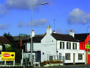 Who enjoyed a pint at this Grantham pub?