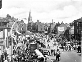 Grantham Market in the 1950s