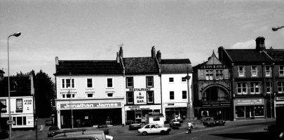 Grantham Market Place in the 1980s
