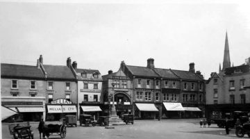 Grantham Market Place – little change in a century