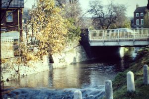 Bridge End Road with a bridge