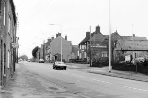 Great Gonerby High Street hardly changed in 40 years