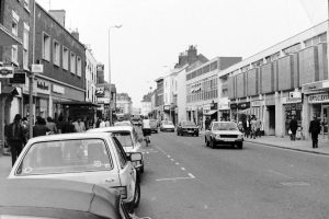 High Street, Grantham 40 years ago