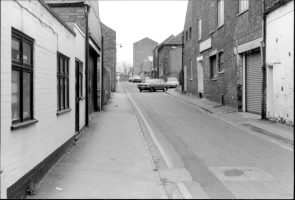 Streets off Wharf Road 40 years ago