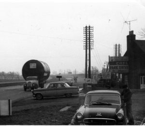 Motorway cafe near Grantham