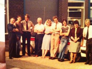 Recognise the staff at this Grantham motor dealership?