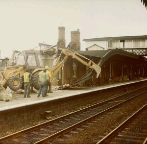 Grantham railway station 40 years ago – pictures