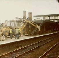 Grantham railway station 40 years ago – pictures