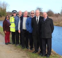 Getting ready to improve Grantham Canal