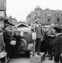 Election campaign back in 1955