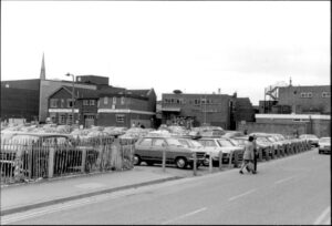 Grantham car park 40 years ago