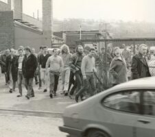 Grantham workers march out on strike!