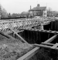 Bridge repairs in Grantham – 50 years ago