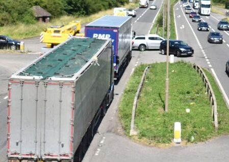 A1 crossovers near Grantham – accidents no longer waiting to happen