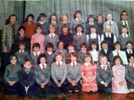 Who do you know in this school photo?