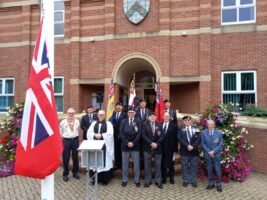 Red Ensign raised for Merchant Navy Day