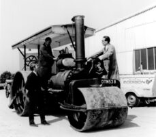 When road rollers were a common sight in Grantham