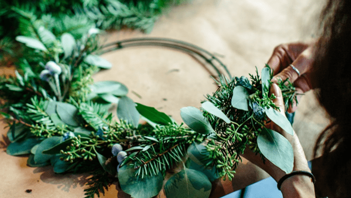 Christmas Wreath workshop